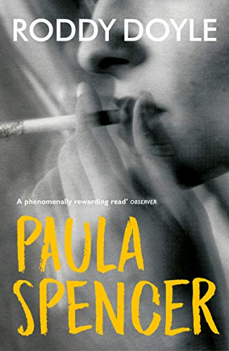 Book cover for “Paula Spencer” by Roddy Doyle, featuring a man smoking.