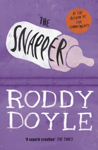 Book cover for “The Snapper” by Roddy Doyle, featuring a baby bottle.