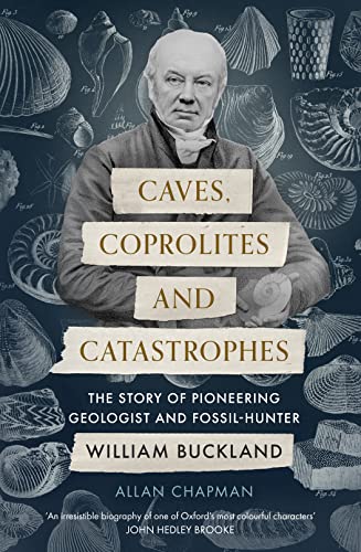 Book cover featuring portrait of William Buckland surrounded by fossils.