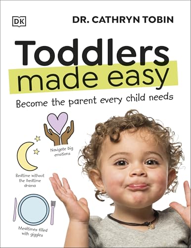 Book cover with title "Toddlers made easy" and a toddler’s face.