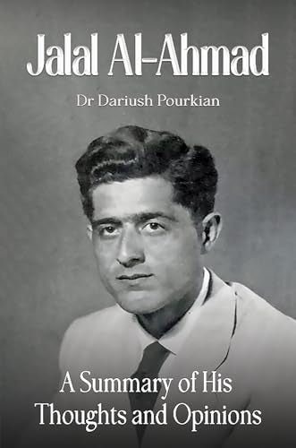 Book cover featuring a black and white portrait of Jalal Al-Ahmad.