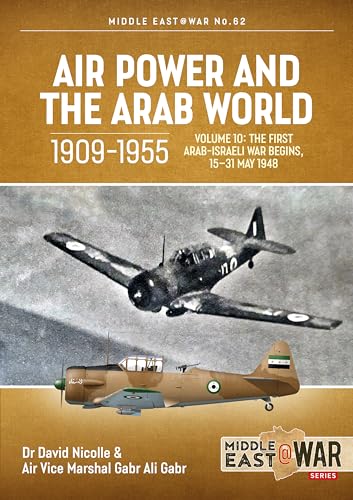 Book cover featuring vintage aircraft, titled "Air Power and the Arab World.