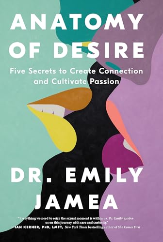 Book cover titled Anatomy of Desire with abstract colorful shapes and white text.