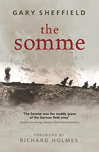 Book cover for "The Somme: A New History" depicting WWI soldiers.