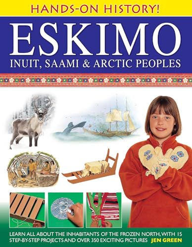 Book cover depicting Arctic life, crafts, and a child in traditional clothing.
