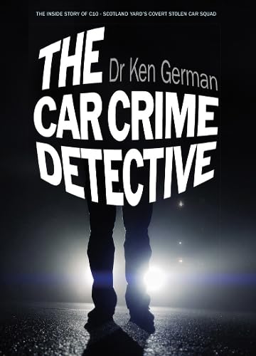 Book cover: "The Car Crime Detective" with a silhouetted figure.
