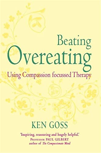 Book cover: "Beating Overeating" with floral designs and author Ken Goss.