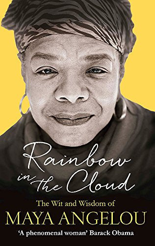 Book cover featuring a portrait of Maya Angelou with yellow background.