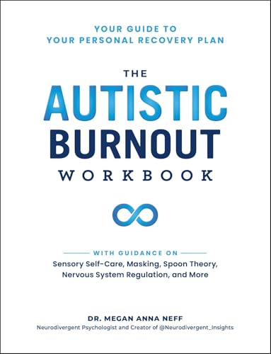 Book cover for The Autistic Burnout Workbook by Dr. Megan Anna Neff.