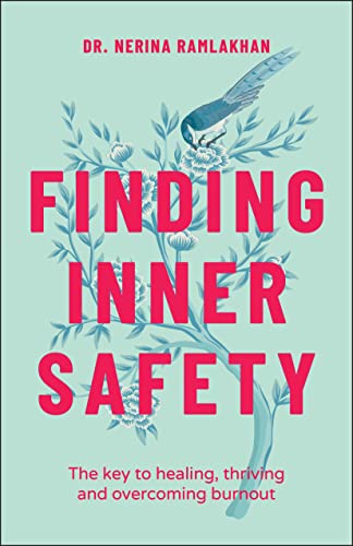 Book cover with red text, floral illustration, and a small bird.