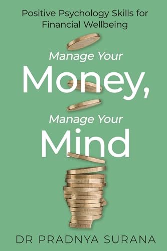 Book cover with stacked coins and large text: “Manage Your Money, Manage Your Mind.”