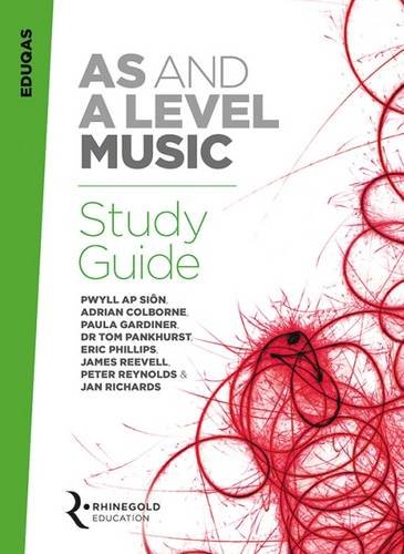 Front cover of the Eduqas AS and A Level Music Study Guide textbook.