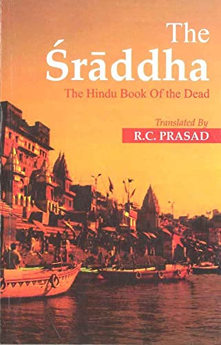 Book cover with title âThe ĹrÄddhaâ and a riverside cityscape.