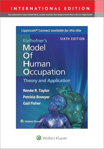 The textbook cover for Kielhofner's Model of Human Occupation, Sixth Edition, featuring blue sculptures.