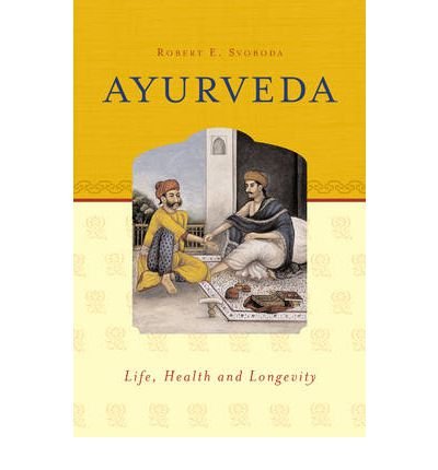 Book cover with natural colors, possibly featuring herbs or traditional Indian design elements.