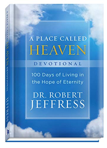 Book cover with blue sky background and white text: "A Place Called Heaven.