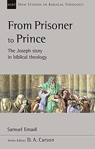 Book cover: “From Prisoner to Prince” with biblical scene illustration.