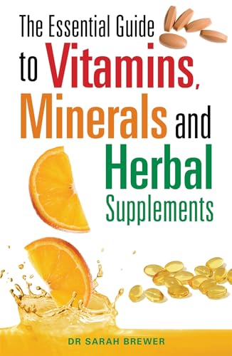 Book cover featuring vitamins, minerals, herbal supplements, and citrus fruit.