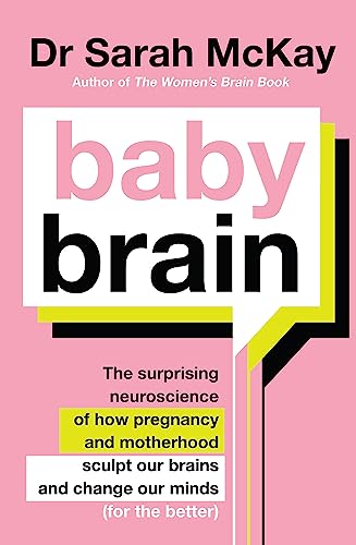 Book cover with mother and baby, pastel colors, psychology and neuroscience theme.