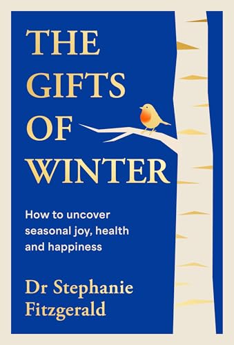 Book cover: “The Gifts of Winter” with a bird on a branch.