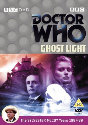 DVD cover for Doctor Who: Ghost Light featuring Sylvester McCoy and Sophie Aldred.