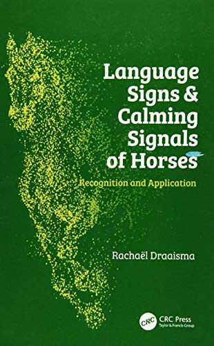 Book cover with a green background featuring a yellow dotted horse silhouette and text.