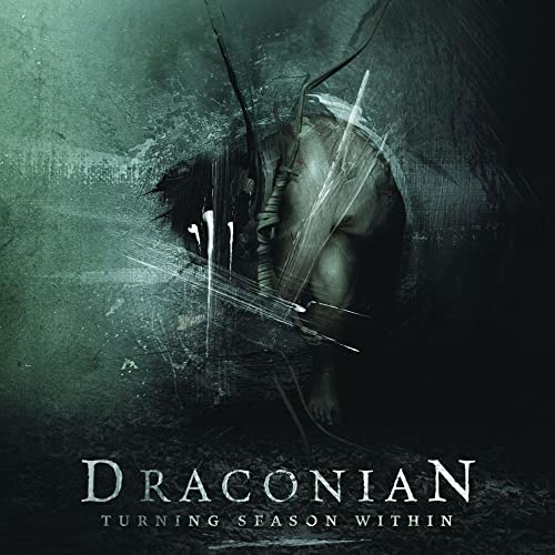 CD cover for Draconian’s “Turning Season Within” featuring a shadowy, antlered figure.