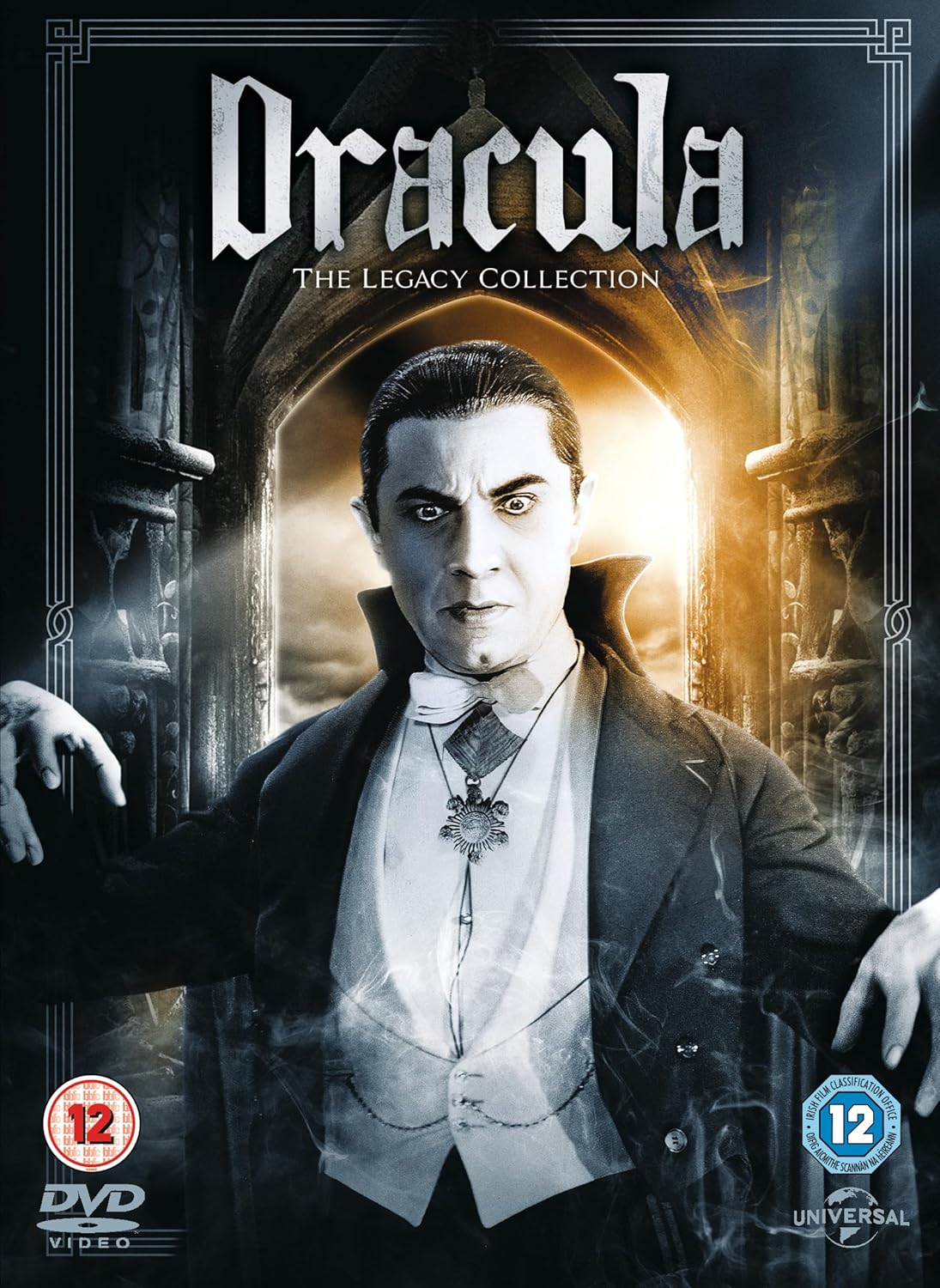 DVD cover for "Dracula: The Legacy Collection" featuring Bela Lugosi.