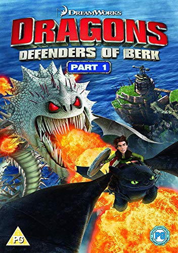 Dragons Defenders of Berk DVD cover featuring Hiccup, Toothless, and a dragon.