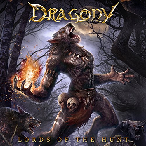 CD cover art: werewolf figure with wolves in a dark forest.
