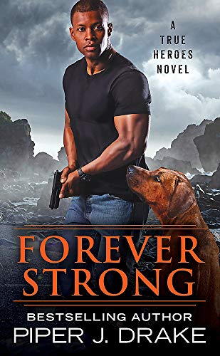 Book cover featuring a man with a dog, holding a handgun.