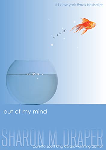 Book cover: fish jumping from a bowl, blue background, white text.