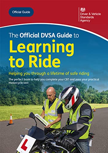 Book cover showing a motorcycle instructor and a student on a training track.