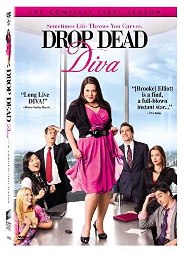 Drop Dead Diva" Season 1 DVD cover featuring the show's cast.
