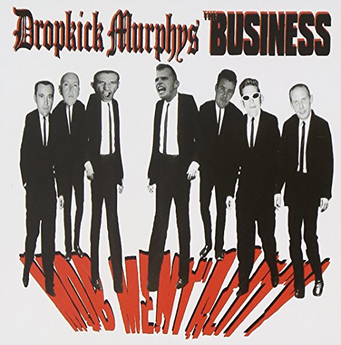 Dropkick Murphys album cover: six men in suits with red text.