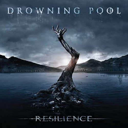 Drowning Pool album cover: a skeletal hand rising from water.