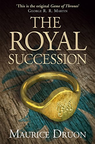 Book cover for The Royal Succession featuring a gold signet ring on wood.