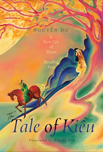 Book cover featuring a rider on horseback and a figure under a colorful tree.
