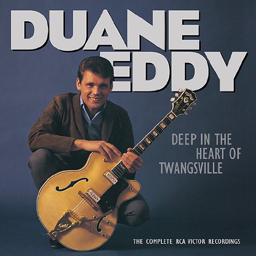 Duane Eddy album cover featuring the musician with his guitar.