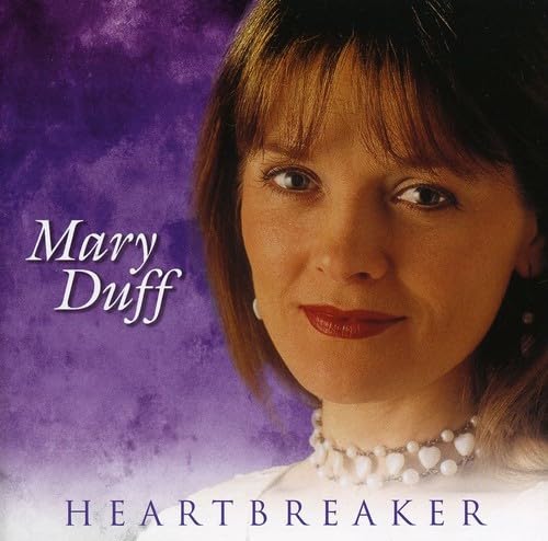 CD cover for Mary Duff’s “Heartbreaker” featuring her portrait.