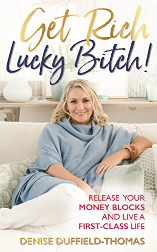 Book cover featuring author Denise Duffield-Thomas sitting on a couch with title text above.