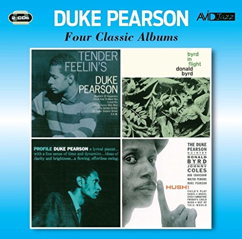 CD cover art featuring four classic Duke Pearson and Donald Byrd jazz album covers.
