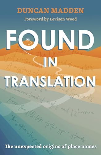 Book cover: "Found in Translation" with desert landscape and winding road.