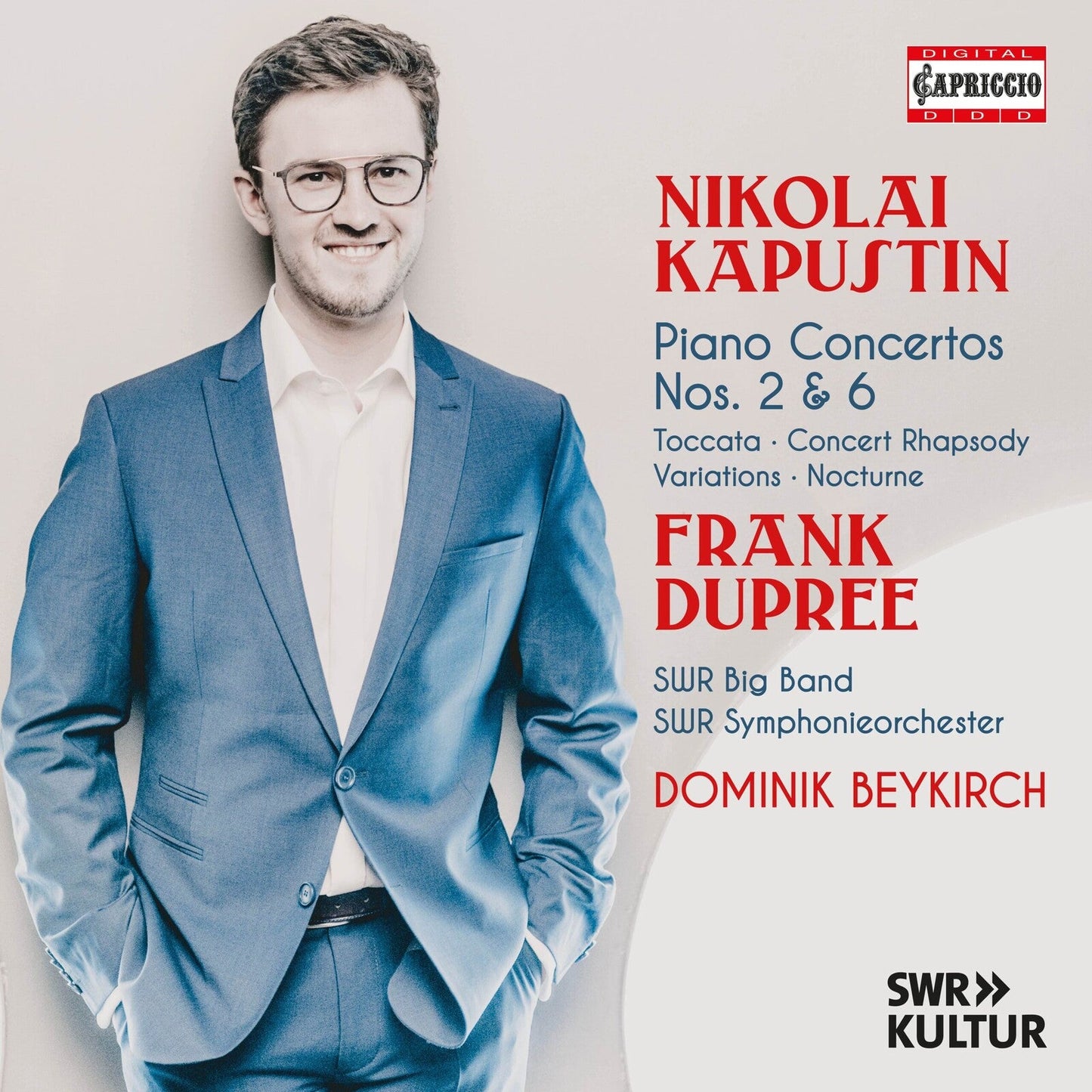 CD cover featuring pianist Nikolai Kapustin and composer Frank Dupree.