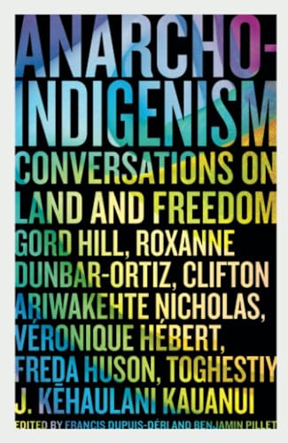Book cover with colorful text on a black background listing the book's title and contributors.