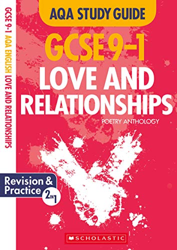 Red textbook cover with “Love and Relationships” text and a white bird shape.