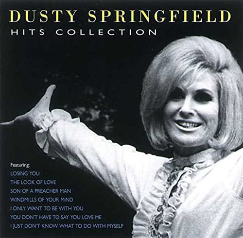 Dusty Springfield āHits Collectionā CD cover featuring a portrait of the singer.