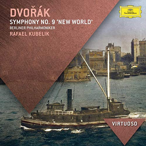 CD cover featuring a vintage steamship on water with a city skyline background.