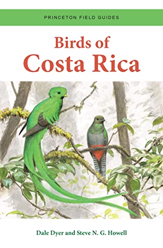 Book cover featuring colorful Costa Rican birds on a branch.
