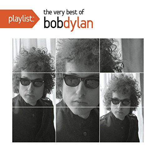 Bob Dylan album cover: black and white collage of portraits.